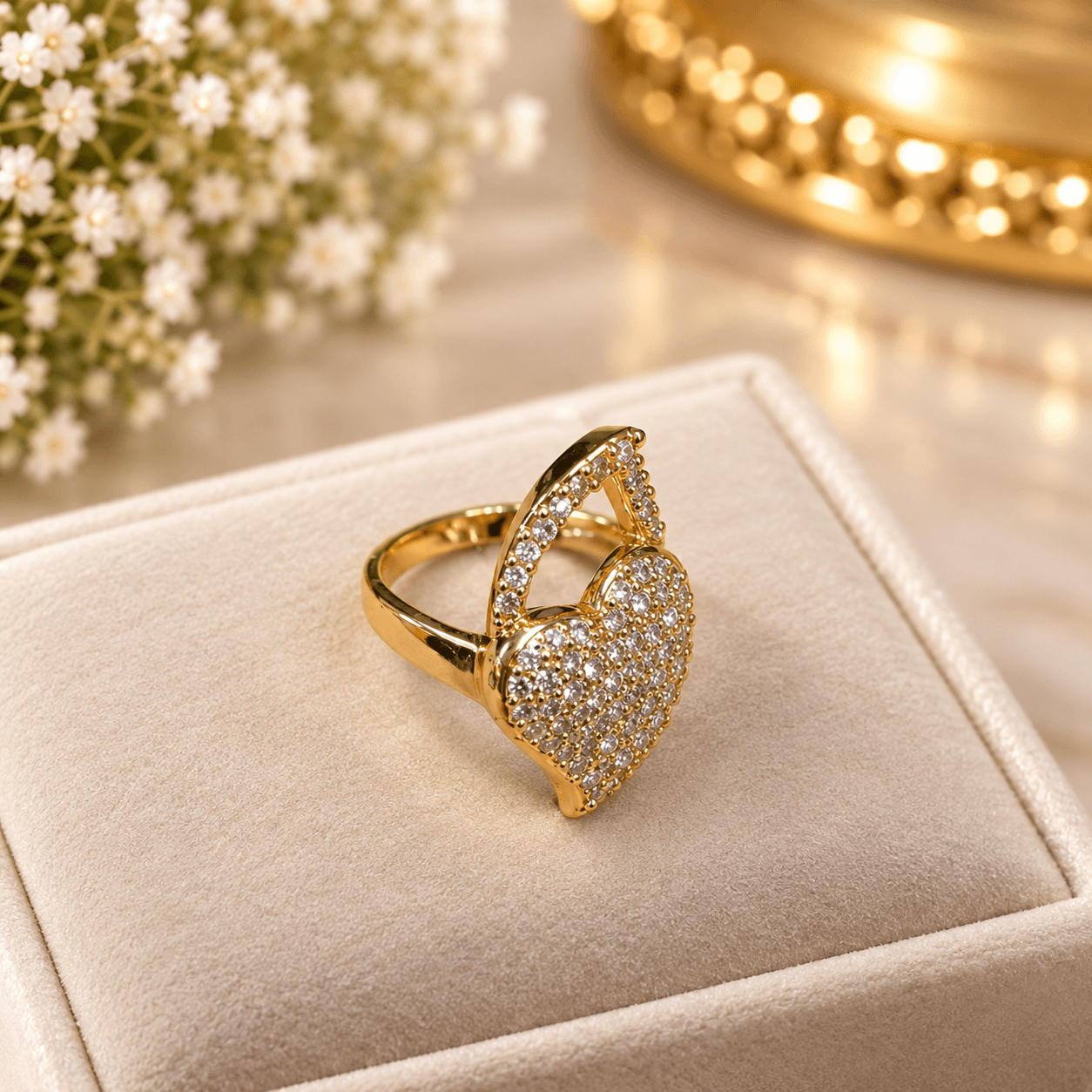 GOLD DIAMOND RING 