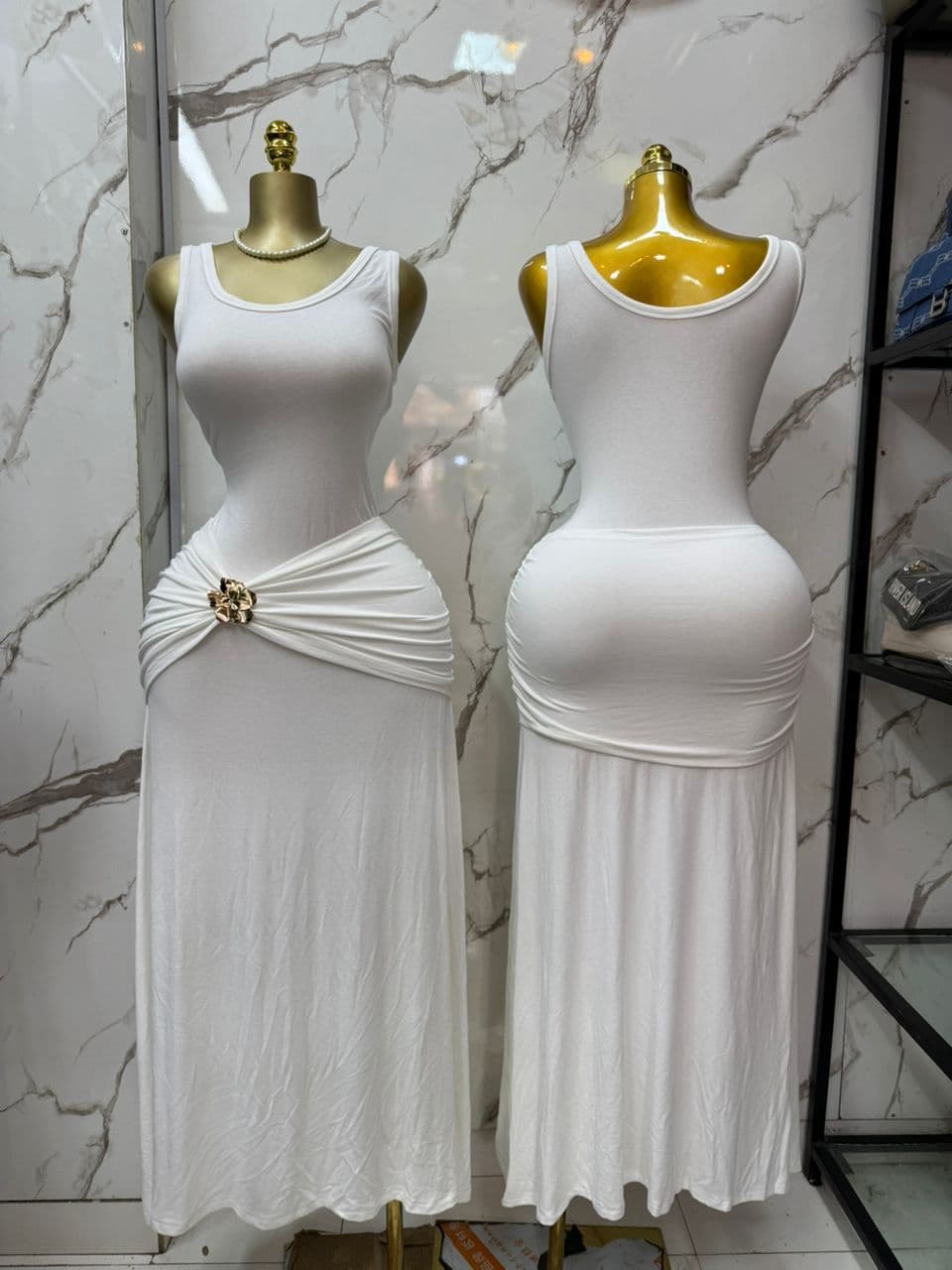 WHITE Bodycon dress