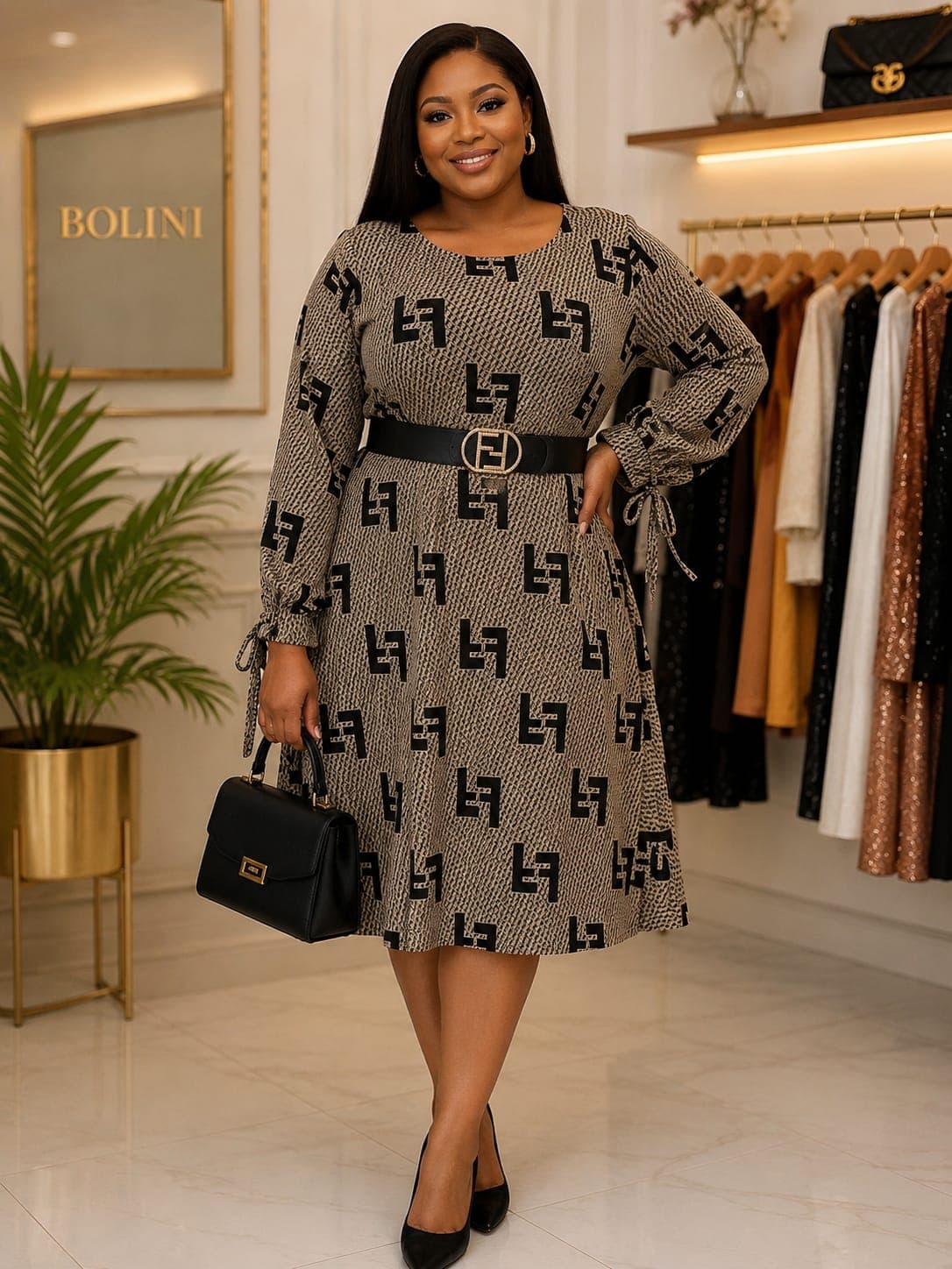 ARIZONA Fendi gown