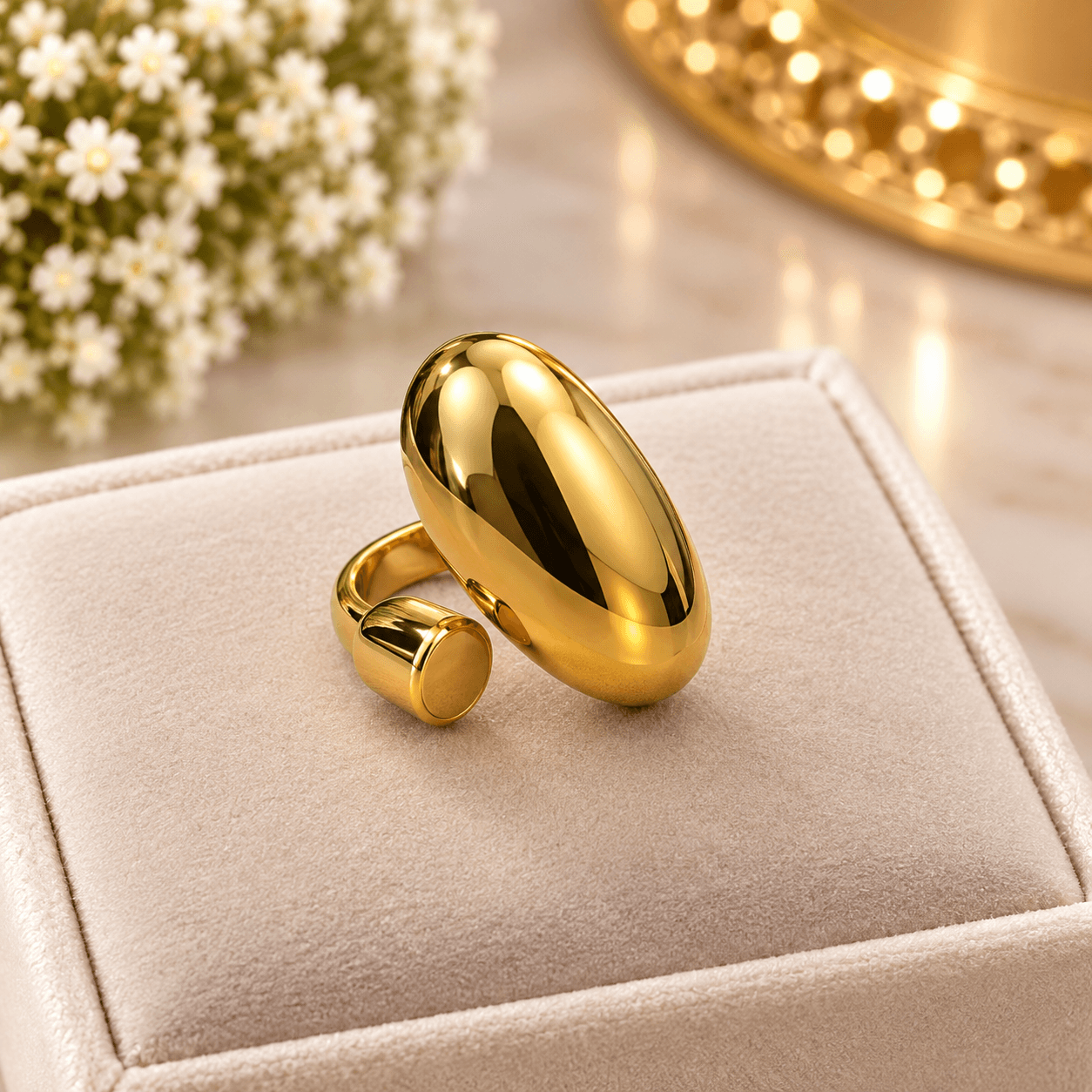G0LD DOUBLE OVAL