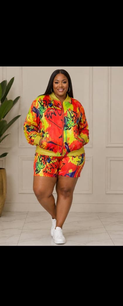 Bold women two piece 