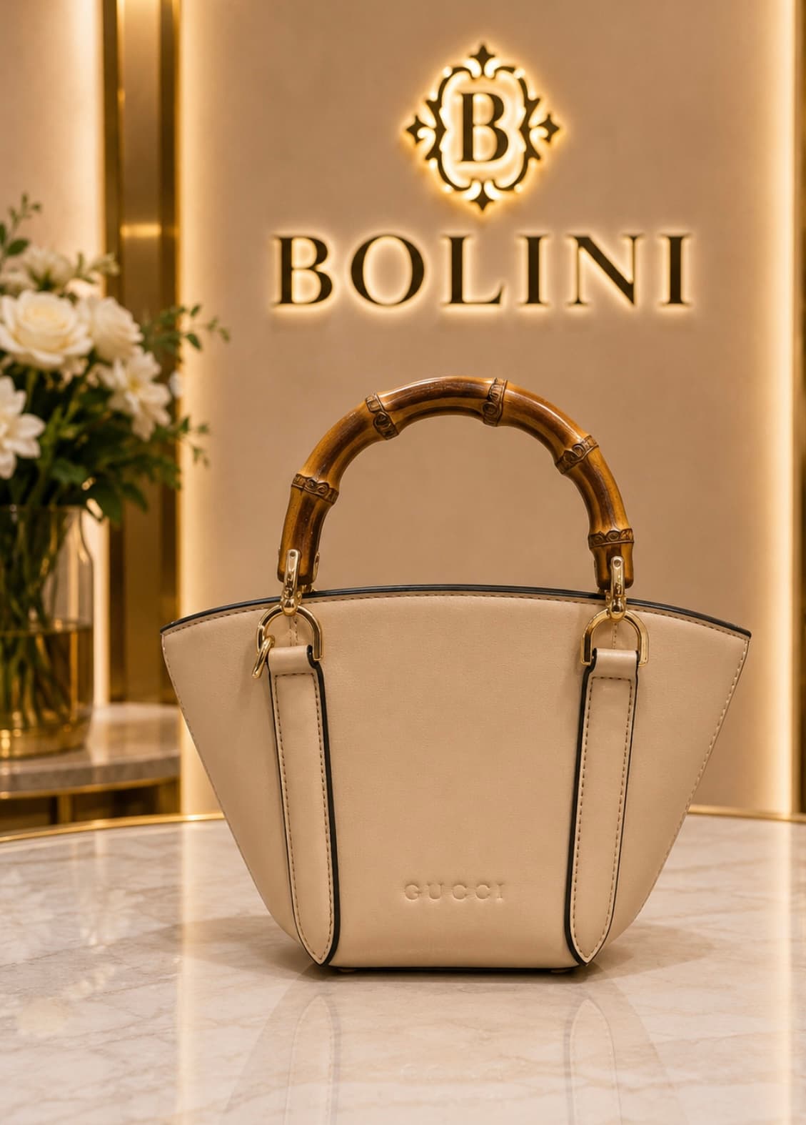GUCCI STRUCTURED POTABLE BAG