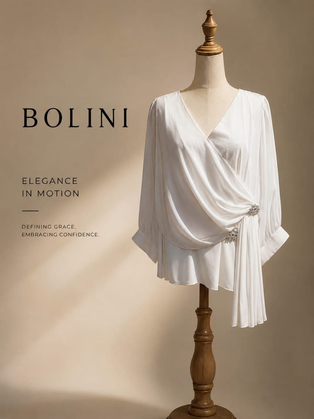 EZGELA white fancy top