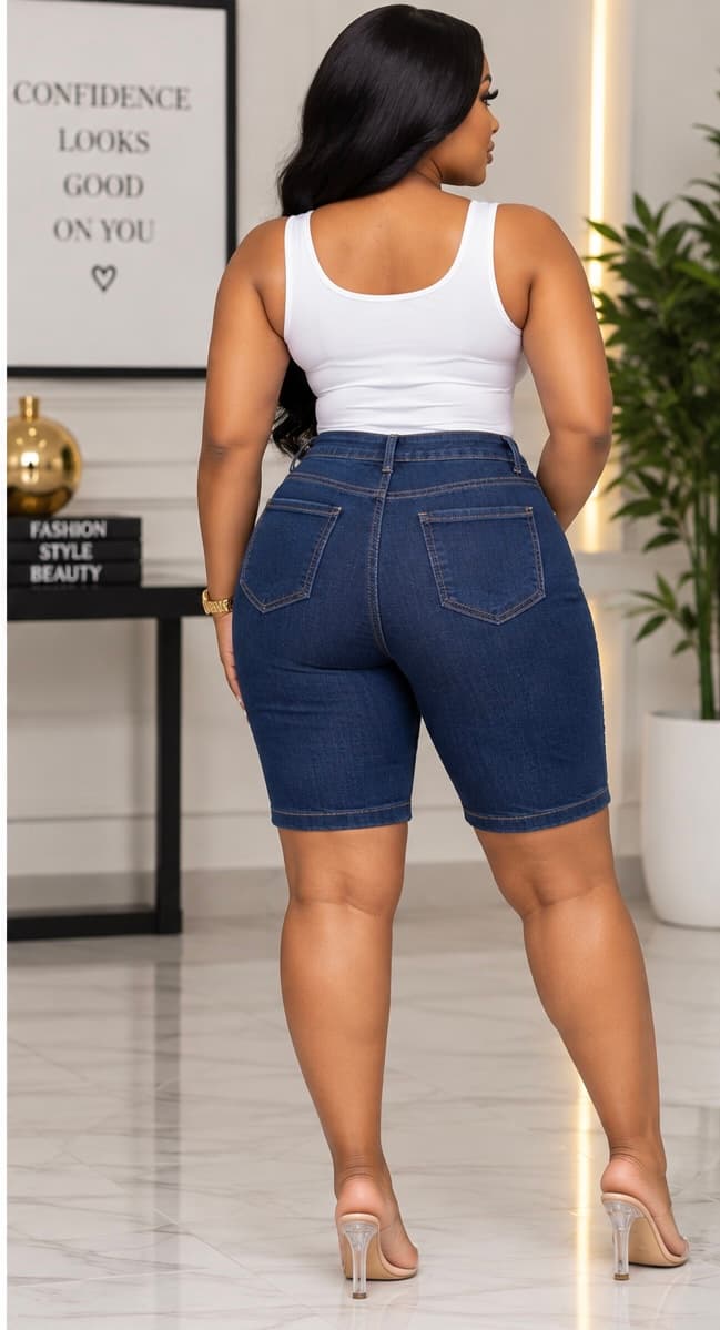 STONED JEANS SHORT thumbnail 2