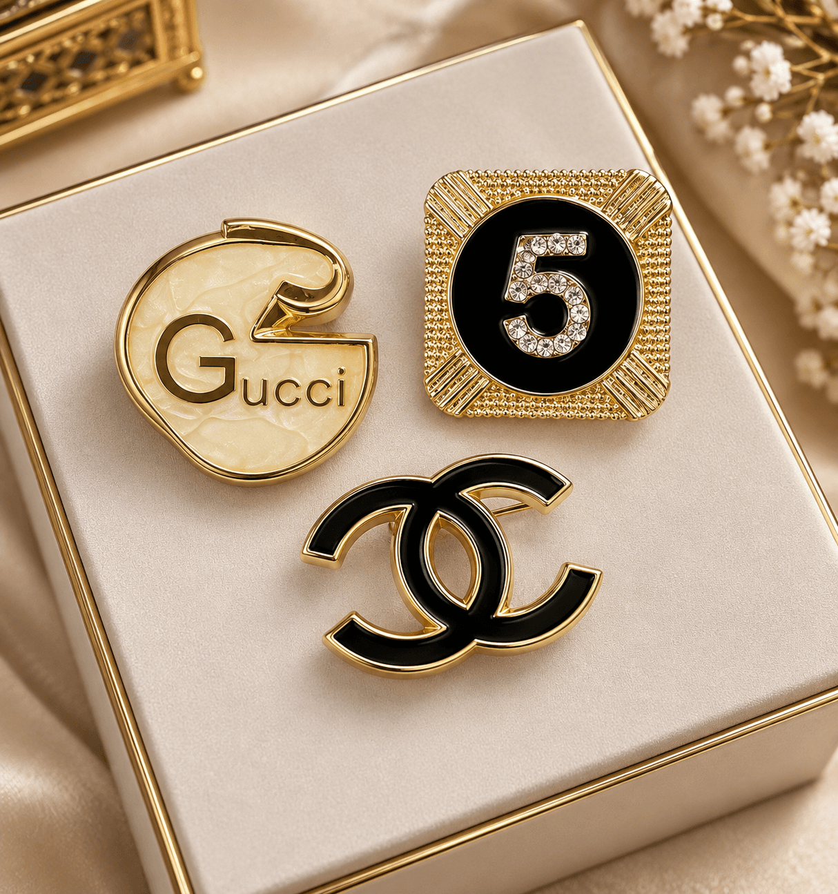 THREE SET BROOCH 