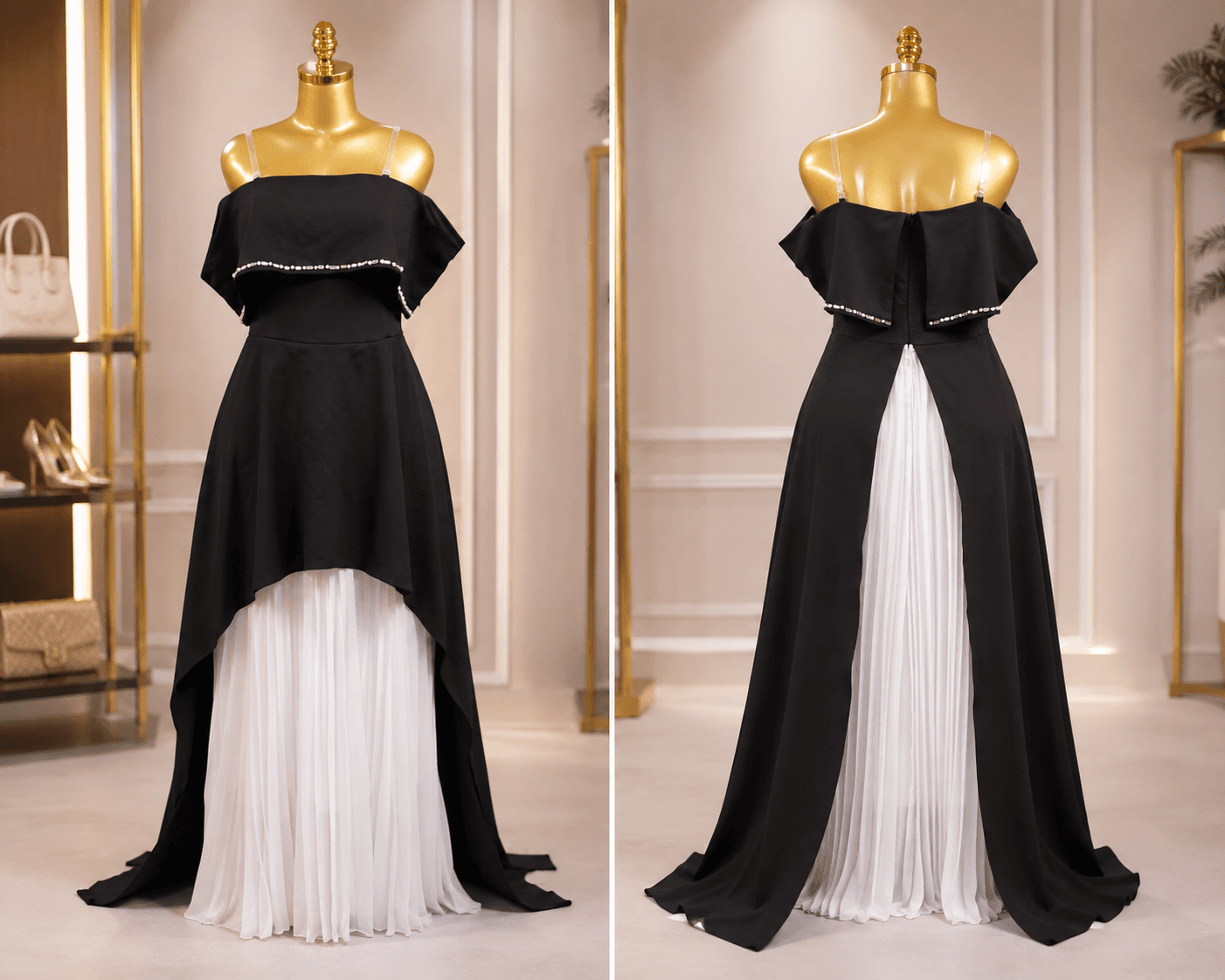 BLACK ROSE dinner gown thumbnail 3