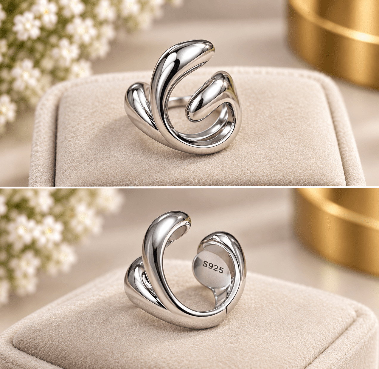 SILVER FASHION RING