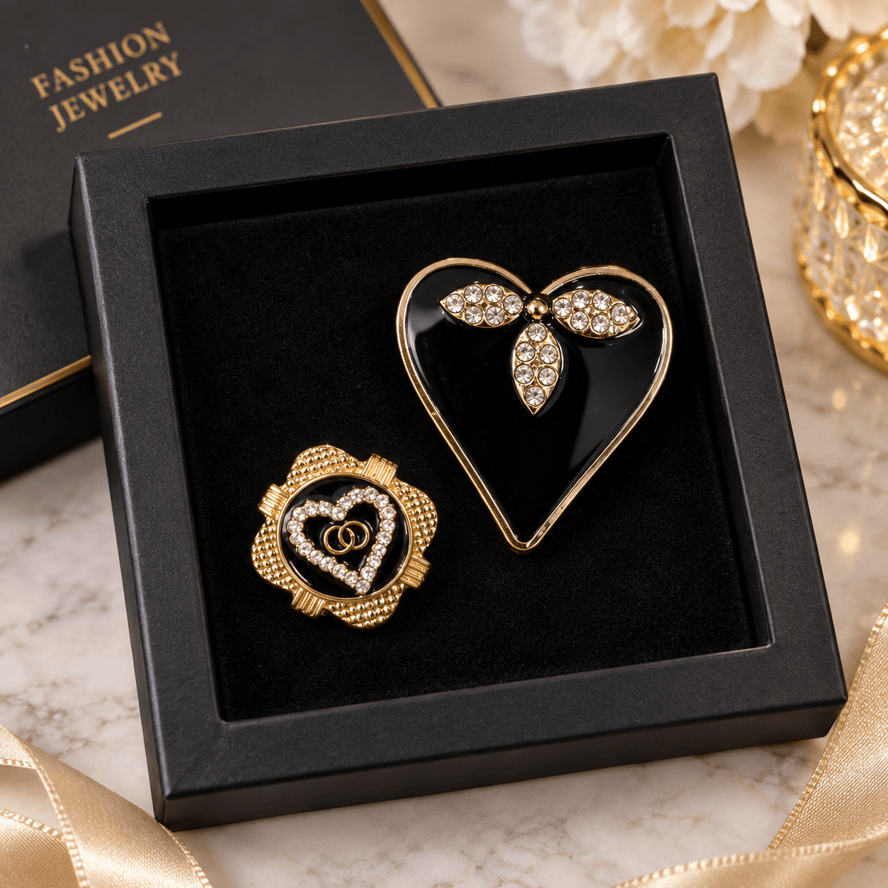 TWO SET BROOCH 