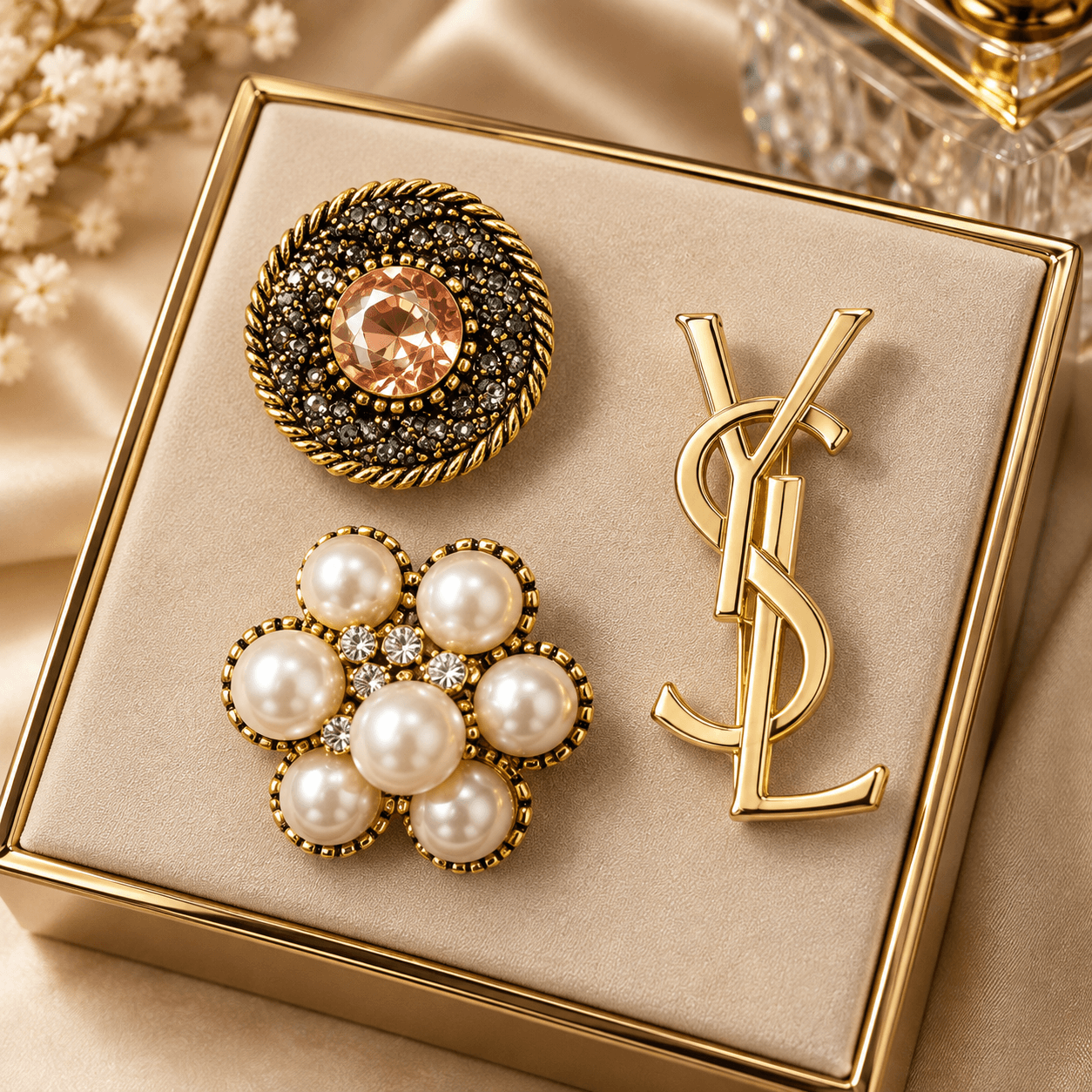 THREE SET BROOCH