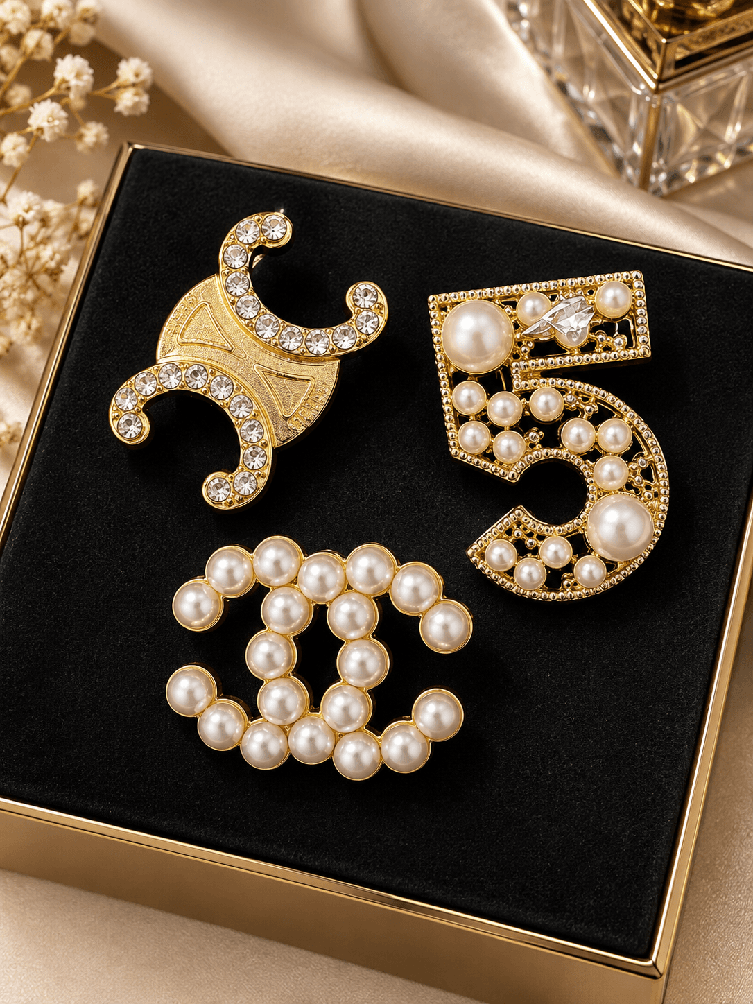 THREE SET BROOCH 