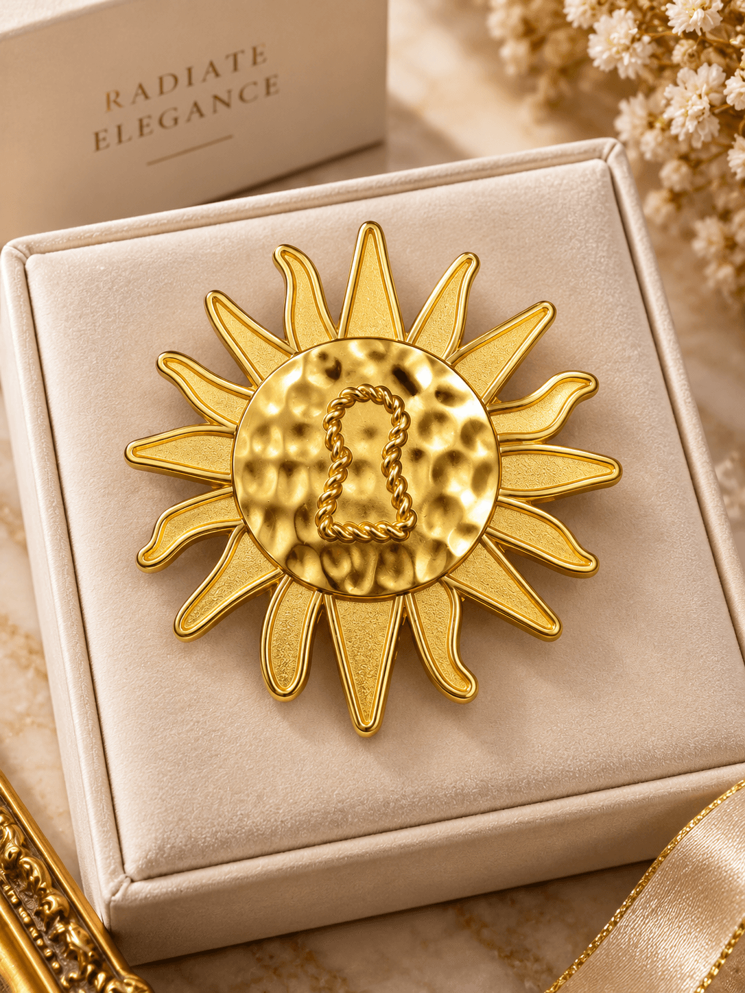 SUN BROOCH