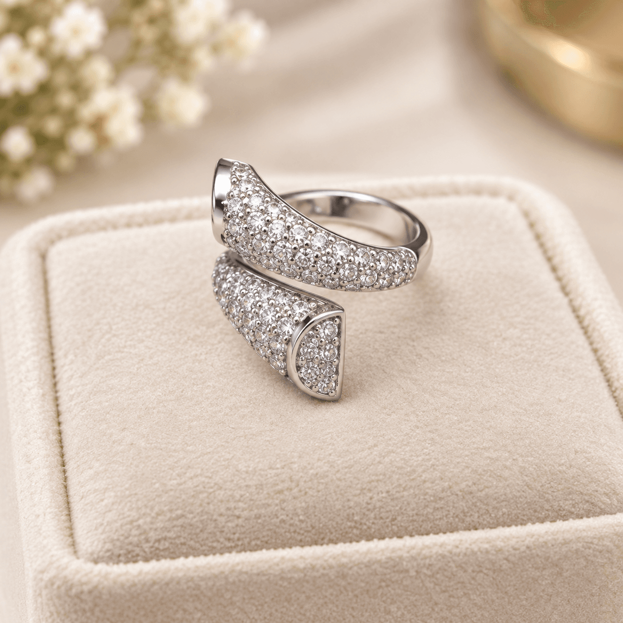 CUFF DIAMOND RING