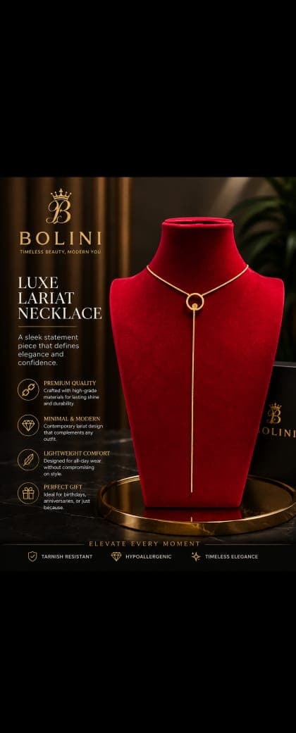 LUXE LARIAT NECKLACE