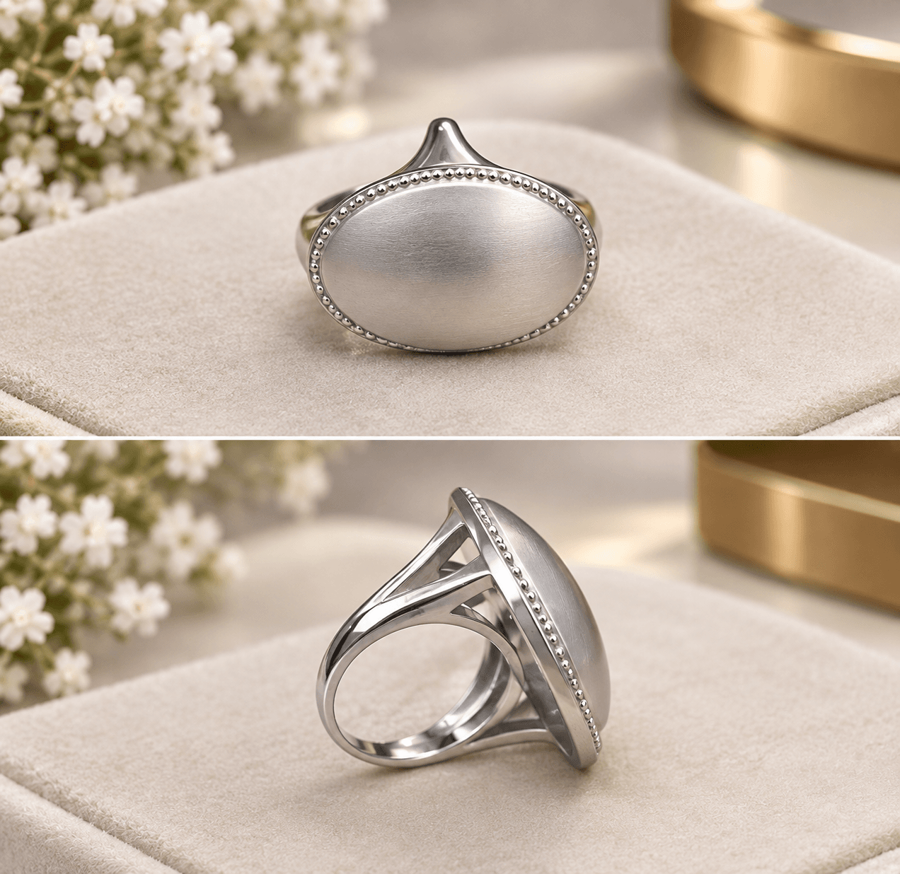 SILVER FASHION RING